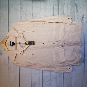 Rachel Roy 100% linen hooded Jacket